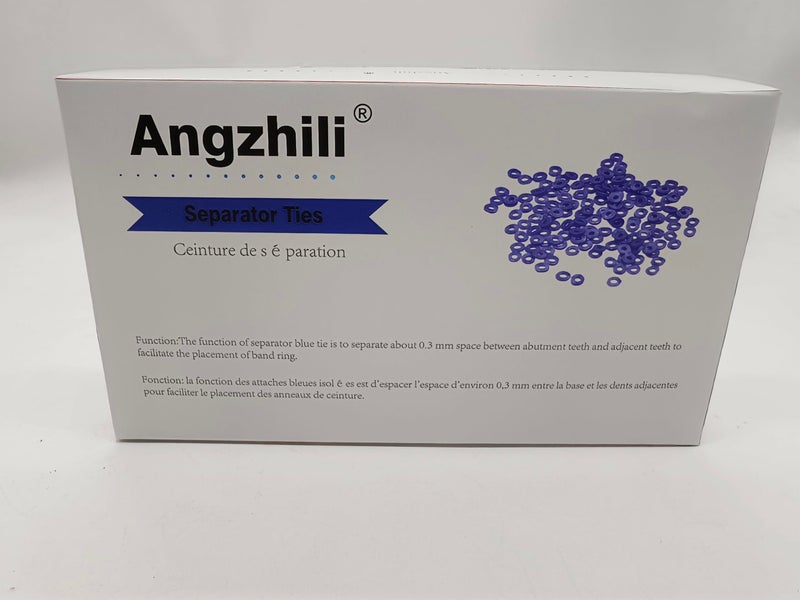Angzhili أنغزيلي 1000 قطعة/كيس فاصل تقويم الأسنان بالجملة حزم مرنة لربط فواصل التقويم - Image 2